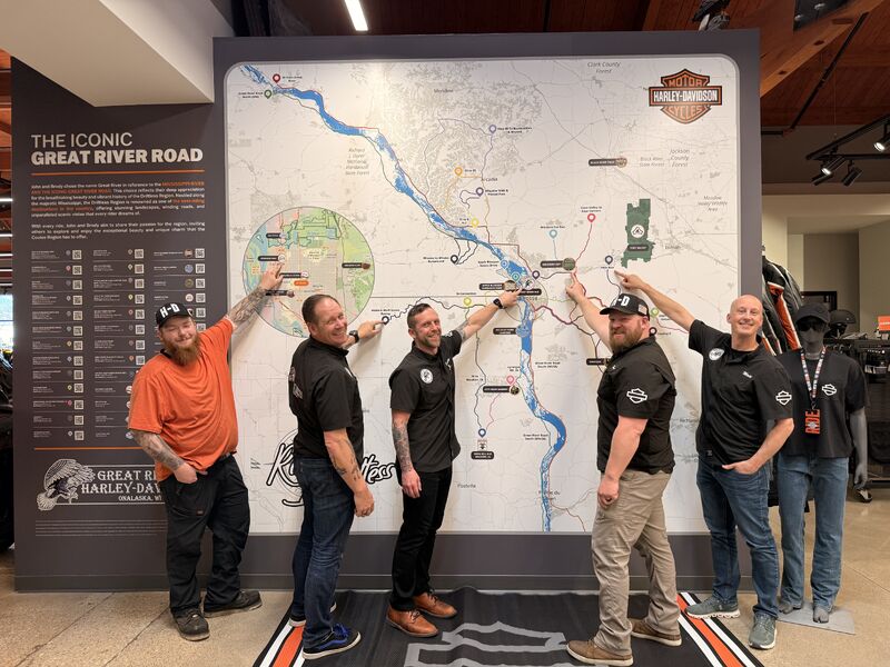 Great River Harley-Davidson, Ride Wall Design